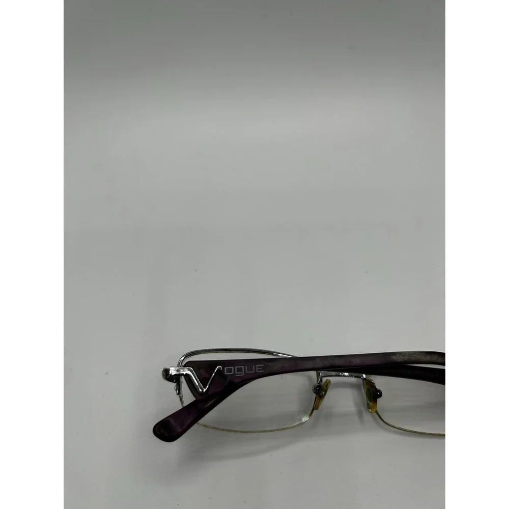 Vogue VO 3686 612 Purple Eyeglasses‎ Frames 50-18-135 Semi-Rimless w/ Case